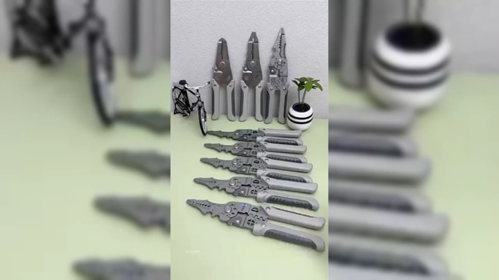 Wire Stripper & Crimper Pliers – Premium High-Quality Multi-Function Tool with Rust-Resistant Body and Ergonomic Grip for Fast Wire Stripping, Crimping and Electrical Work