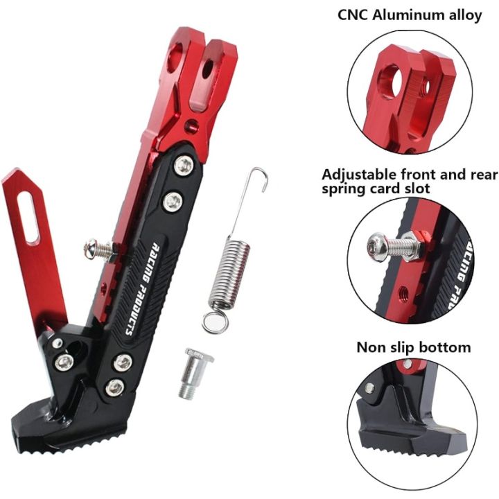 Motorbike%20Bicycle%20Adjustable%20Metal%20Side%20Stand%20Motorcycle%20Kickstand%20Foot%20Support%20Parking%20Bracket%20Accessories%20-%20Image%202