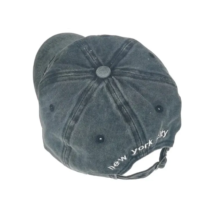 Hot%20Sale%20Hat%20New%20Spring%20And%20Autumn%20Washed%20Cloth%20Baseball%20Cap%20Embroidered%20Letters%20New%20York%20-%20Image%202