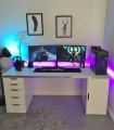 5 drawer and cpu cabin 60 inch gaming table special for pc gaming home office desk. 