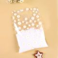 25/50/100pcs Daisy Candy Bags Transparent Flower Cookie Packaging Bag for Wedding Birthday Party DIY Gifts Wrapping Supplies.