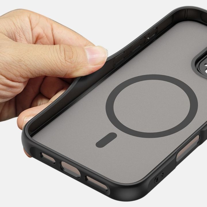 Phone%20Case%20For%20Google%20Pixel%209%2010%20Pro%20XL%209A%20Case%20Magnetic%20Charging%20Matte%20Clear%20Shockproof%20Cover%20Translucent%20Frosted%20-%20Image%205