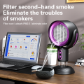 TINSOL Mini Range Hood Desktop Air Purifier Smoke Eliminator Deodorization Sterilization Charging Air Purification Tool.