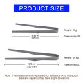 Widesea Camping Titanium Tea Cup Clip Outdoor Ultralight Steak Lid Barbecue Antiscalding Tea Tweezer Tableware Toast Tongs. 