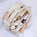 Women's Clear Makeup Bag Portable Travel Cosmetic Bag Large Capacity Bath Bag Multifunctional Waterproof Storage Compartment.