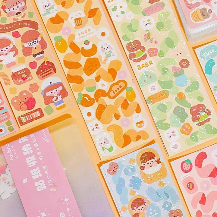 20-1000%20PCS%20Cute%20Stickers%20Kawaii%20Cartoon%20Laser%20Sticker%20No%20repeat%20for%20Diary%20Kid%20DIY%20School%20Students%20Decoration%20Stationery%20-%20Image%205