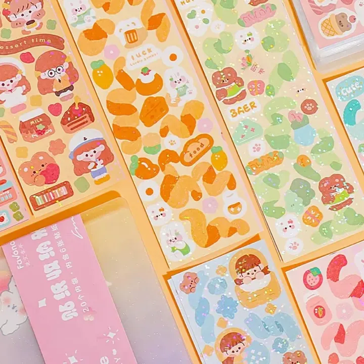 20-1000%20PCS%20Cute%20Stickers%20Kawaii%20Cartoon%20Laser%20Sticker%20No%20repeat%20for%20Diary%20Kid%20DIY%20School%20Students%20Decoration%20Stationery%20-%20Image%205