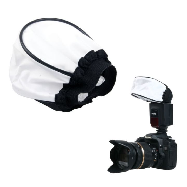 1pcs Universal Flash Bounce Diffuser Camera Soft Box Cover dome For all ...