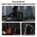 Waterproof Motorcycle Backpack Outdoor Sports Moto Biker Cycling Riding Helmet Backpack Reflective Business Travel Laptop Bag.