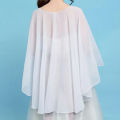 Women's Chiffon Cape Bolero Femme Mariage Chalas Mujer Evening Wedding Bridal Jacket Wraps Accessories Peleryna Cloak Boda Shawl. 