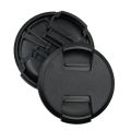 1PCS High-quality 40.5 49 52 55 58 62 67 72 77 82mm center pinch Snap-on cap cover for all camera Lens. 
