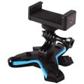 HELMET CHIN MOUNT HOLDER WITH BLUETOOTH BUTTON  FOR MOBILE & GO-PRO. 