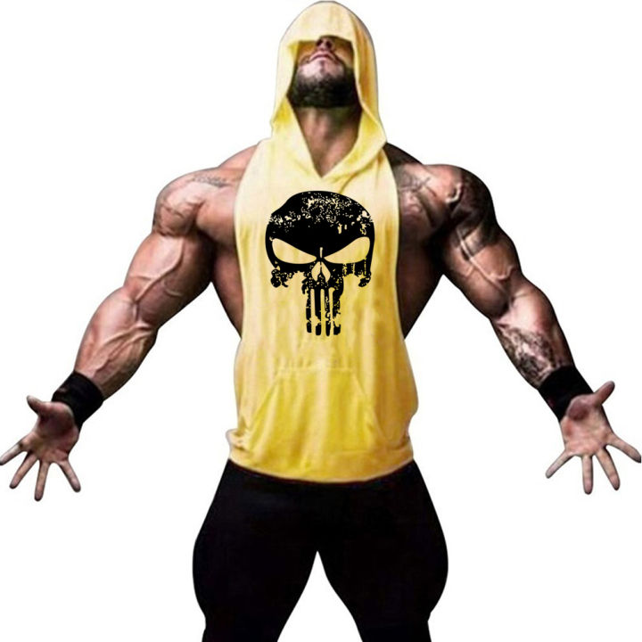 Fashionable%20and%20trendy%20men's%20summer%20personalized%20printed%20gym%20exercise%20and%20leisure%20comfortable%20and%20refreshing%20hooded%20vest%20-%20Image%203