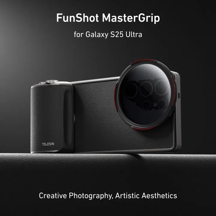 TELESIN%20Master%20Shooting%20Set%20Phone%20Camera%20Hand%20Grip%20Phone%20Holder%20CPL%20ND%202-32%20Filter%20Remote%20Handle%20For%20SAMSUNG%20Galaxy%20S25%20Ultra%20-%20Image%202