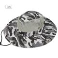 Fishing UV Protection  Mesh Bucket Hats Wide Brim Beach Hat Breathable Hunting Climbing Hiking Hat Outdoor Men Sun Hat. 