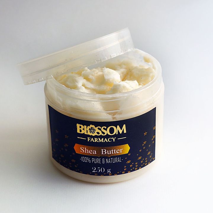 Shea Butter (Organic Refined) 100% Pure and Natural - 250g (Blossom Farmacy)