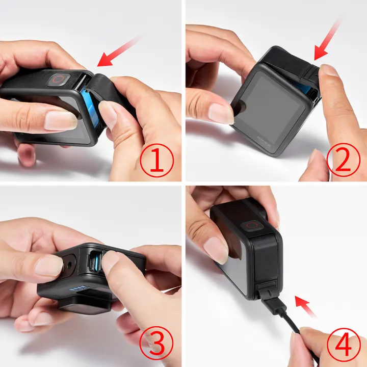 Flip%20Battery%20Side%20Cover%20for%20%20Hero%2012%2011%2010%209%20Black%20Removable%20Battery%20Door%20Lid%20Charging%20Case%20Port%20for%20Go%20Pro%209%20Accessories%20-%20Image%204