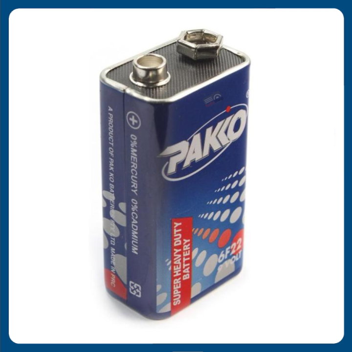 PAKKO 6F22 9V Super Heavy Duty Carbon Battery