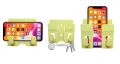 Wall Mounted Mobile Phone Holder Pack of 4 Charging Stand Holders. 