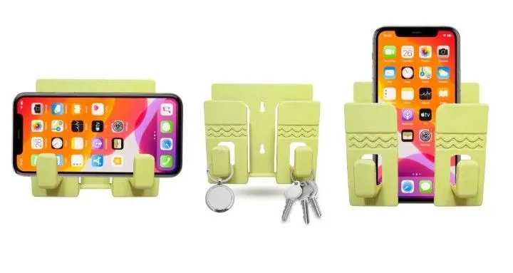 Wall%20Mounted%20Mobile%20Phone%20Holder%20Pack%20of%204%20Charging%20Stand%20Holders%20-%20Image%203