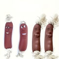 Dog Sausage Chew Toy - Bite-Resistant And Not Easy to Break, Interactive Training Teething Toy, Preferred Material, Dog Chew Toy.