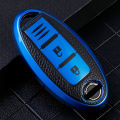 TPU Leather Car Key Case Cover for Nissan Leaf Micra Qashqai J11 J10 X Trail T32 Versa Note Patrol Key Fob Cover Accessories. 