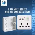 Electric 8-Pin Multi-Gang Socket with MK Box. 
