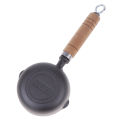 12CM Cast Iron Mini Egg Frying Pan With Pour Spout Nonstick Milk Pan Butter Melting Pot Gas Stove Induction Cooker Universal. 
