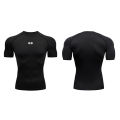Compression T Shirt Men Summer Sportswear Running T-shirt Elastic Quick Dry Sport Tops Tee Athletic Gym Workout Shirts Men.