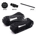 Technology Building Blocks Track Sheet Set High-Tech Bricks Parts Chain Wheel Gear Tire Car Tank Mechanical Accessories 57518. 