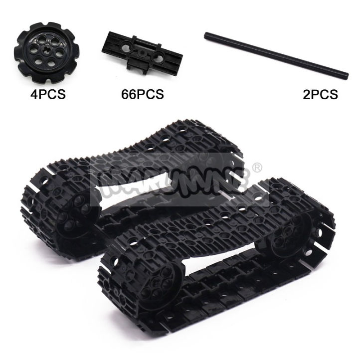 Technology%20Building%20Blocks%20Track%20Sheet%20Set%20High-Tech%20Bricks%20Parts%20Chain%20Wheel%20Gear%20Tire%20Car%20Tank%20Mechanical%20Accessories%2057518%20-%20Image%206