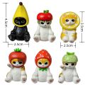 Mofusand Shark Cat Blind Box Fruit Animal Cute Mini Figures Anime Ornaments Dolls Fans Kid's Toy Model Christmas Birthday .