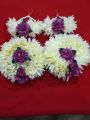 Bridal Artificial Flower Gajra Jewellery Set /Kangan / Bangles  For Mendhi in purple colour 6 ps Set Multi faction. 