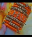 Customize Name Bangles/Silk thread handmade bangles/couple Name bangles/1Bangles set. 