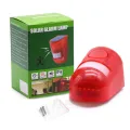 New Solar Infrared Motion Sensor Alarm With 110db Siren Strobe Light For Home Garden Carage Shed Carvan Security Alarm System. 
