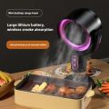 TINSOL Mini Range Hood Desktop Air Purifier Smoke Eliminator Deodorization Sterilization Charging Air Purification Tool.