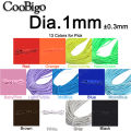 5 Meters 1mm 2mm 3mm Round Elastics Bungee Shock Cord Elastic Rope  Band Strap String Cordon Shoelaces Sewing Accessories. 