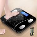Body Weighing Scale Smart App Display Bluetooth And Temperature. 