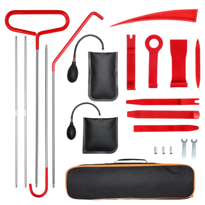 21/18PCS%20Car%20Door%20Tool%20Kit%20Inflatable%20Air%20Pump%20Auto%20Window%20Door%20Open%20Fixing%20Gripper%20Tools%20Long%20Reach%20Kits%20with%20Carrying%20Bag%20-%20Image%202