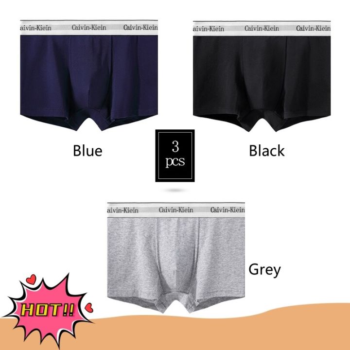 Men's underwear breathable cotton boxer briefs for boys plus size New