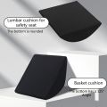 Ergonomical Back Pillow Rebounds Protections Lumbar Pillow Waist Support Pad for Baby Safety Seats & Carrying Baskets. 
