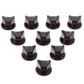 10Pcs Dot Fat Spray Paint Caps - White Plastic Replacement Nozzles for Graffiti Street Art Aerosol Bottle.