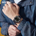SANDA Outdoor Sport Electronic Watch Men Multifunction Watches Alarm Clock Chrono Waterproof LED Digital Double Time Watch. 