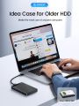 【FUPANG】2.5 Inch USB3.0 Case SATA to USB3.0 USB3.1 5Gbps Speed Hard Drive Enclosure for SSD PC Laptop External HDD Case.