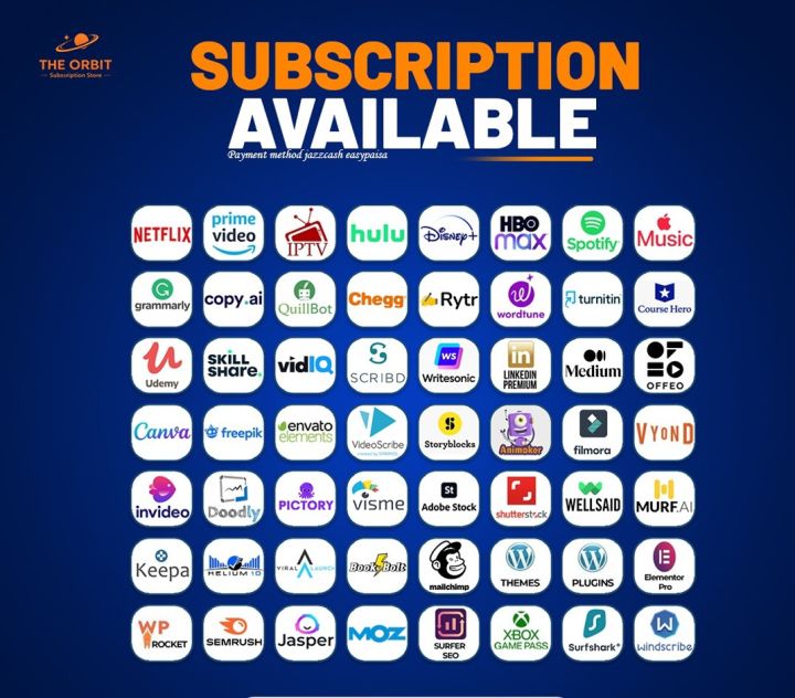 Subscriptions Pakistan all subscription available | Daraz.pk
