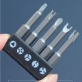 5Pcs Special shaped Screwdriver Set 50mm U-shaped Y-Type Triangle Inner Cross Three Points Screwdriver Bit Tool. 