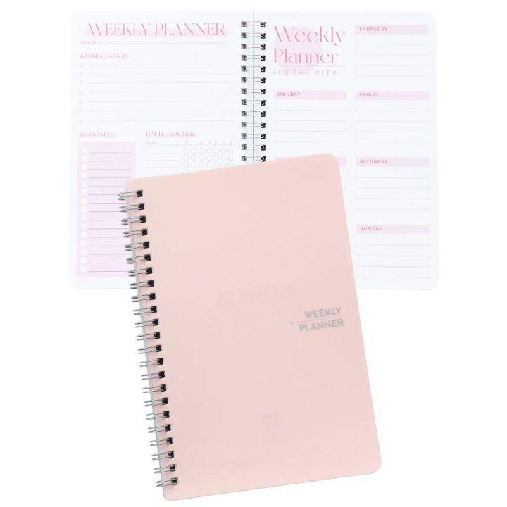 53%20Sheets%20Undated%20Weekly%20Planner%20PVC%20Hardcover%20Notebook%20Weekly%20Goal%20To%20Do%20List%20Academic%20Planner%20Daily%20Schedules%20Priorities%20-%20Image%202