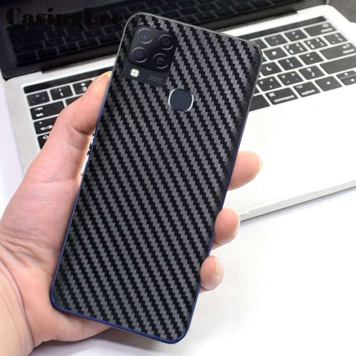 Carbon Fiber Back Sticker For Infinix Hot 10S