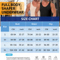 Men Full Body Shaper Sleeveless Slimming Vest Underwear Compression Seam-free Bodysuit Shapewear Tummy Control Faja Para Hombres. 