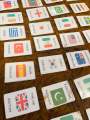 40 Countries flashcards with flag and nationalities. 